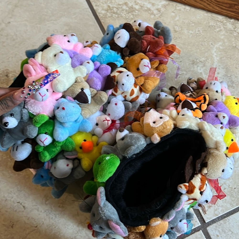 Mini stuffed animal booties